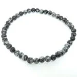Snowflake Obsidian, Natural Stone Bracelet - Image 8