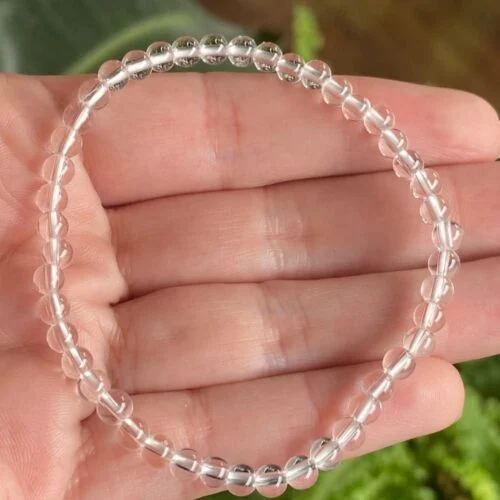 Clear Quartz, Natural Stone Bracelet, Class A - Image 8