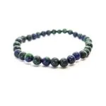 Azurite with Malachite, Handmade Natural Stone Bracelet - Image 12