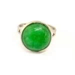 Aventurine, Adjustable Ring, Natural Stone, Round 10 or 12 mm - Image 6