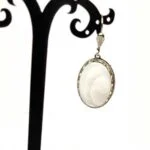 Mother of Pearl, Elegant Natural Stone Earrings - Image 3