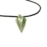 Natural Stone Pendants, Hexagonal Pyramid - Image 16