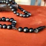 Kratos, Men’s Necklace, Bracelet or Set, Onyx Bullet Pendant, Onyx and Hematite Beads - Image 11