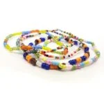 Love for the Sun, Set of 10 Bracelets with Modern Beads - Image 9