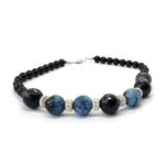 Laguna, Designer Women’s Necklace, Faceted Natural Stones - Image 7