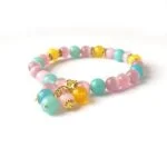 Amore, Handmade Bracelet, Cat’s Eye and Jadeite, 8 mm - Image 4
