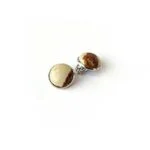 Mini Clip-On Earrings, Natural Stones - Image 4