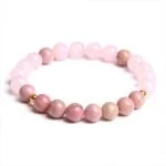 Venus, Rhodonite and Rose Quartz Bracelet