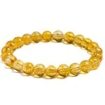 Citrine, Class A, natural stone, stretch bracelet - Image 5