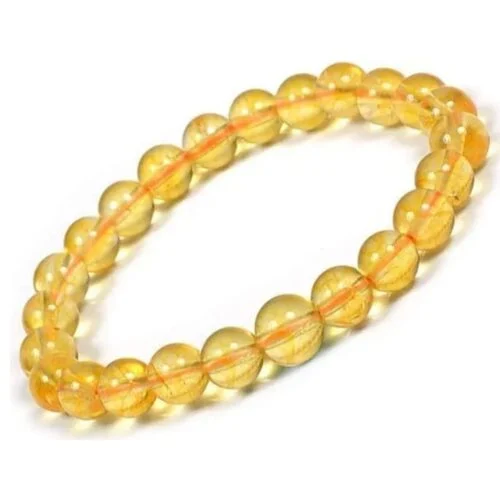 Citrine, Class A, natural stone, stretch bracelet - Image 11