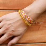 Citrine, Class A, natural stone, stretch bracelet - Image 6