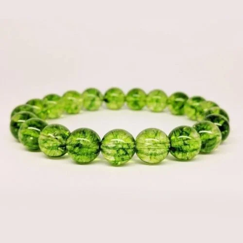 Peridot (Olivine), natural stone bracelet - Image 5