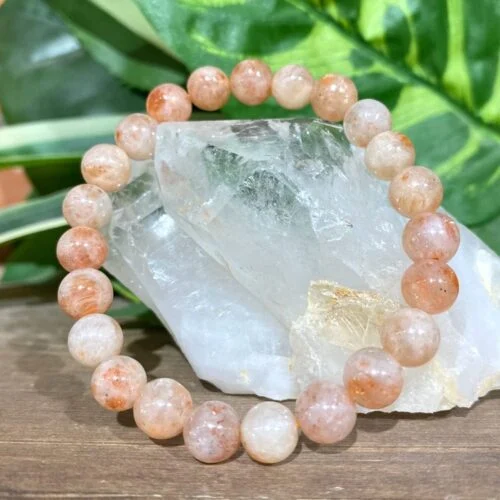 Sunstone, stretch bracelet, natural stone, Class A - Image 6