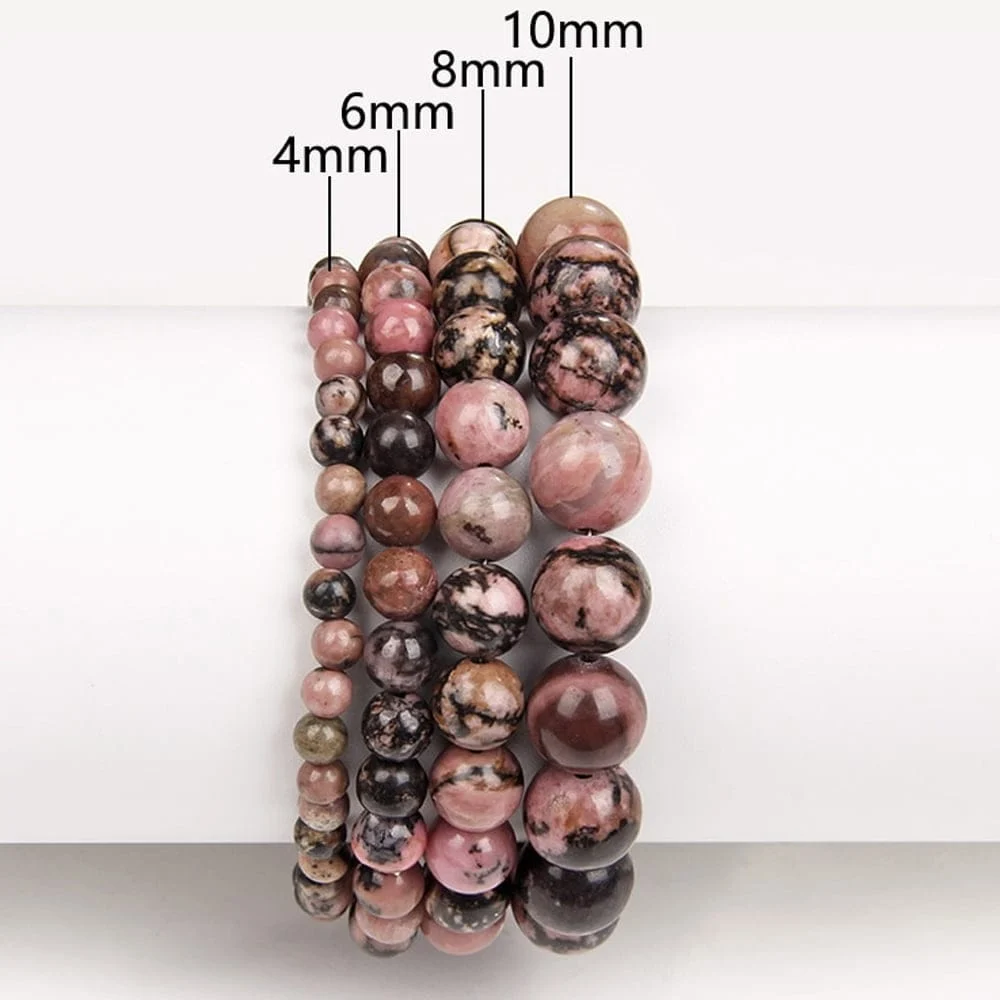 rhodonite-tumen-grivni-1 Rhodonite, natural stone bracelet, Class A - Image 1