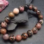 Rhodonite, natural stone bracelet, Class A - Image 2