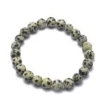 Dalmatian Jasper Bracelet, Natural Stone - Image 8