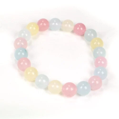 Beryl – Morganite, Aquamarine, Golden Beryl, Handmade Bracelet - Image 3