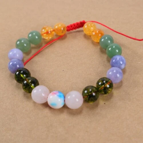 Abundance and Protection, Natural Stone Bracelet - Image 5