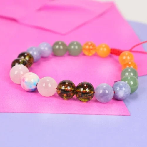 Abundance and Protection, Natural Stone Bracelet - Image 2
