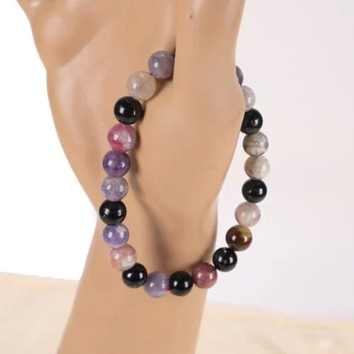 Tourmaline, Multicolor, Natural Stone Bracelet - Image 2