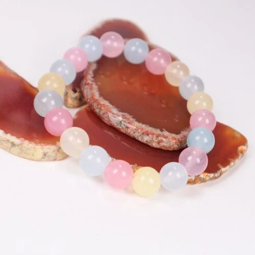 Beryl – Morganite, Aquamarine, Golden Beryl, Handmade Bracelet - Image 14