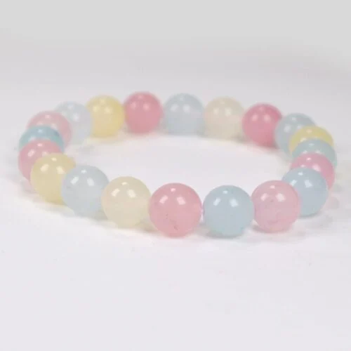 Beryl – Morganite, Aquamarine, Golden Beryl, Handmade Bracelet - Image 13