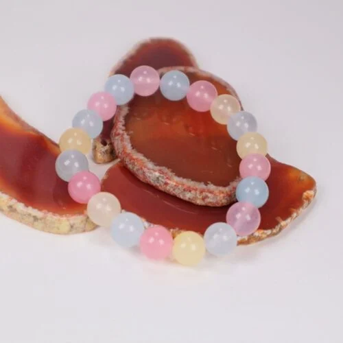 Beryl – Morganite, Aquamarine, Golden Beryl, Handmade Bracelet - Image 9
