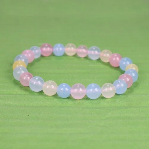 Beryl – Morganite, Aquamarine, Golden Beryl, Handmade Bracelet - Image 15