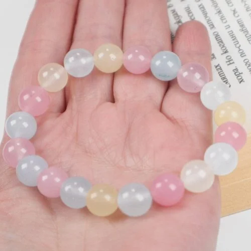 Beryl – Morganite, Aquamarine, Golden Beryl, Handmade Bracelet - Image 6