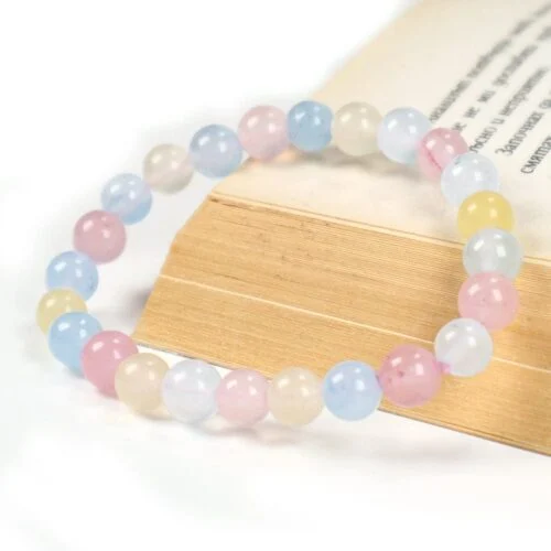 Beryl – Morganite, Aquamarine, Golden Beryl, Handmade Bracelet - Image 7