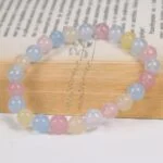 Beryl – Morganite, Aquamarine, Golden Beryl, Handmade Bracelet - Image 2