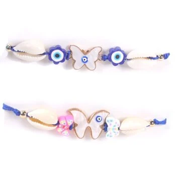 Mother-of-Pearl butterflies, modern wrist bracelets - in two variations
